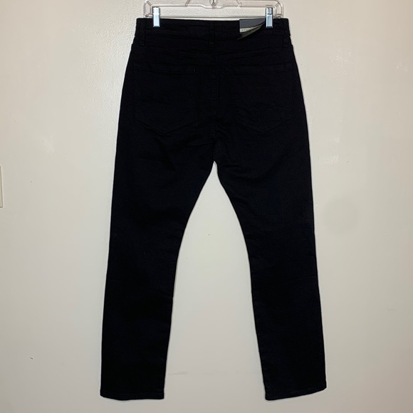 EDGAR + ASH Jeans Black SLIM FIT Distressed 5 Pocket Young Men’s Denim NWT 30 - Picture 1 of 15
